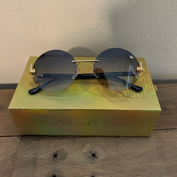 VINTAGE FRAMES 508 DRILL MOUNT F.U. EDITION 24KT GOLD - Picture 6 of 8